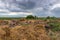 Manure storage in fields