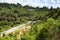 Manuwautu Scenic Route through the Oroua River gorge in New Zealand