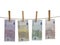 Many banknotes hunging