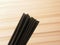 Many black color thin wooden Incense sticks