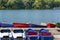 Many boats in a summer day, Maschsee, Hannover