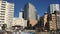 Many buildings at Shinjuku district in Tokyo, Japan