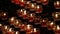many candles in the church during religious rite