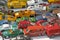 Many collectors edition old car figurines