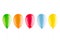 Many colorful balloons