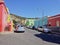 Many colorful houses, Bo Kaap district, Cape Town