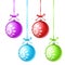 Many-coloured x-mas balls