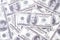 Many dollars, Money american background of the hundred dollar bi