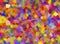 Many fragment of stained glass multicolored background