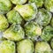 Many frozen Brussels sprouts