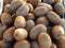 Many Furry Kiwi Fruits For Sale at Fresh Fruit and Vegetable Market