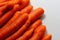 Many healthy carrots