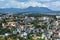 Many houses at downtown in Dalat, Vietnam