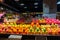 Many kinds of fruits selling in the Hong Kong Market - Yat Tung