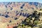 Many Layers of Sedimentary Rock Create a Beautiful Scene in the Grand Canyon of Arizona