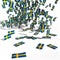 Many leaflets and flags of Sweden