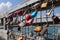 Many Love locks hanging at a pier at a baltic sea beach in Germany