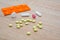 Many medications are desk - tablets, capsules, blister. Medicine