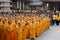 Many monks of nanputuo temple hold blessing ceremony