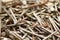 Many nails on wooden floors