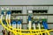 Many optical links are on the front panel of the main Internet router. The ten gigabit module is in the port of a powerful server