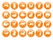 Many orange icons