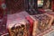 Many oriental carpets with geometric colors and designs for sale