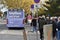 Many people who want to have a corona vaccination in front of a vaccination bus from the city of Vienna. Austria, Europe