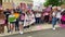 Many Protesters at the Supreme Court in Washington DC Video