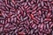 Many raw red kidney beans