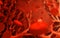 Many red erythrocytes in an artery. Horizontal background with red eritrosit in blood stream. Red blood cells circulating in blood