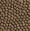 Many roasted coffee beans on a sackcloth background illustration