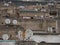 Many satellite antennas Aerial view panorama of the Fez el Bali medina Morocco. Fes el Bali was founded as the capital of the