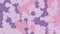 many stacked rounded patterns,purple pink fabric pattern,abstract background