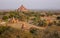 Many Temples in Bagan, Myanmar