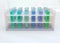 Many test tubes, coronavirus, virus vaccine, research laboratory. Vaccine Ready