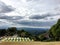 Many tourist tents over the mountain top in the northern of Thailand