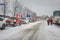 Many Trucks and Cars Parked near a Camp for the Freedom Convoy Protest in Ottawa