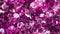 Many violet diamond jewel stones rotating luxury background