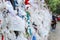 Many wishes on the wishing wall at the house of the Virgin Mary in Turkey