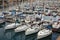 Many yachts. Mediterranean