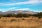 Manzano Mountains from Abo Mission in New Mexico