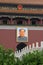 Mao Zedong portraits on the wall, china