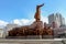 Mao Zedong Sculpture in Zhongshan Square