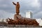 Mao Zedong Sculpture in Zhongshan Square