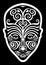 Maori face tattoo