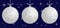 Maori koru white frosted xmas bauble decoration ball for Christmas tree banner
