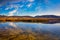 Maori lake in the Hakatere conservation park in the highlands of Ashburton