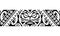 Maori polynesian tattoo bracelet. Tribal sleeve seamless pattern vector. Samoan border tattoo design fore arm or foot.