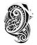 Maori style tattoo